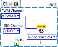 FRC 2018 LabVIEW Brushless Motor Open